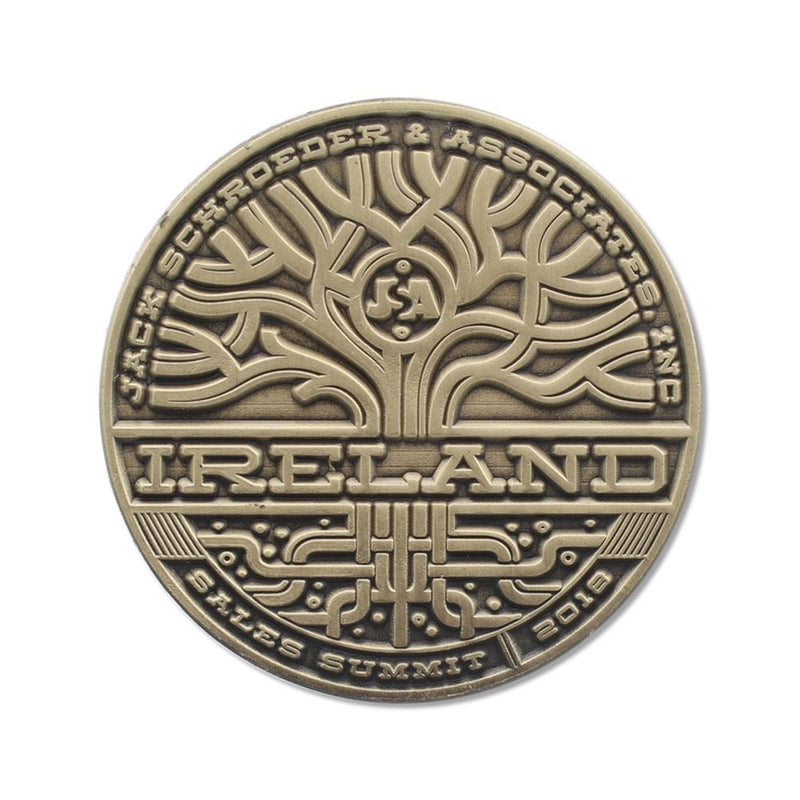 Custom Die Struck Antique Coins Custom Coins WizardPins
