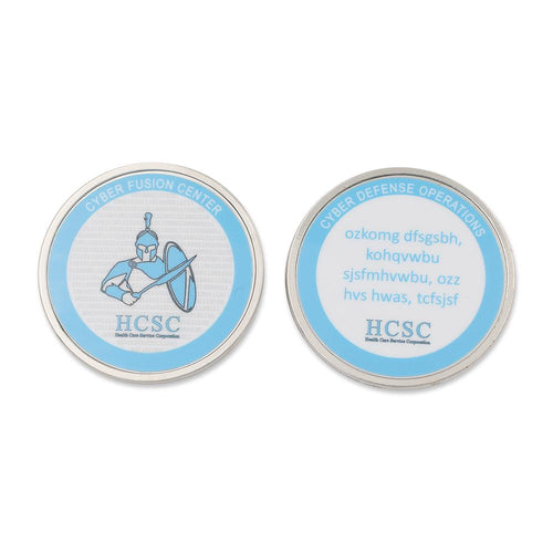 Custom Made in USA Rush Printed Coins Custom Rush Products WizardPins