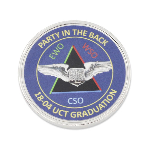 Custom Photodome Printed Coins Custom Coins WizardPins