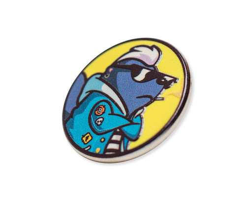 Custom Made in USA Dimensionally Printed Pins Custom Pins WizardPins