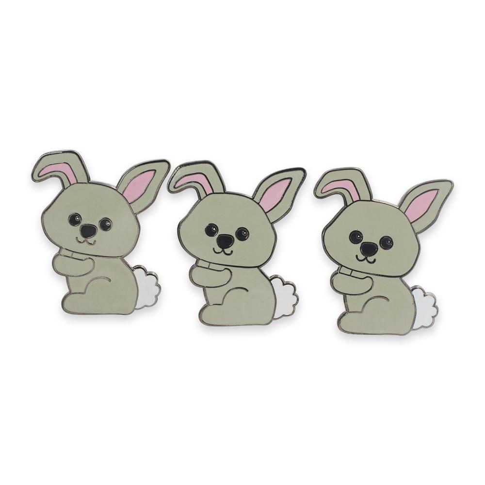 Cute Kawaii Bunny Enamel Pin, Bunny Pin, Kawaii Pin, Cute Pin