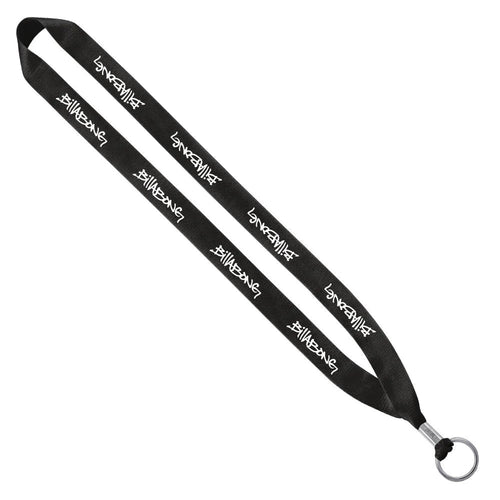 USA Made Dye Sublimated Lanyards Lanyards WizardPins 3/8 inch Split Ring 