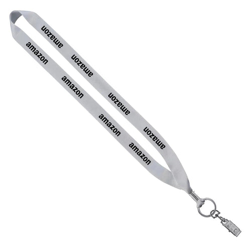USA Made Dye Sublimated Lanyards Lanyards WizardPins 3/8 inch Bulldog Clip