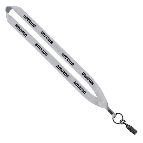 Polyester Printed Lanyards Lanyards WizardPins 3/4 inch (Most Popular) Bulldog Clip 