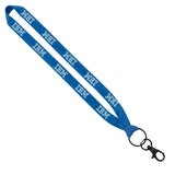 Polyester Printed Lanyards Lanyards WizardPins 3/4 inch (Most Popular) Lobster Clasp