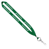 USA Made Dye Sublimated Lanyards Lanyards WizardPins 3/8 inch J-Clip