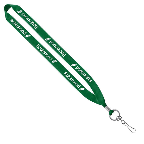 USA Made Dye Sublimated Lanyards Lanyards WizardPins 3/8 inch J-Clip