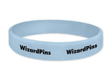 Custom Printed Wristband Light Blue 0.75
