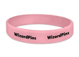 Custom Printed Wristband Light Pink 0.75