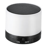 Cylinder Bluetooth Speaker Tech Accessories PCNA White Single Color