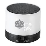 Cylinder Bluetooth Speaker Tech Accessories PCNA White Multi Color