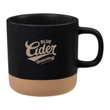 Santos 12oz Ceramic Mug Coffee Mugs PCNA Black Single Color