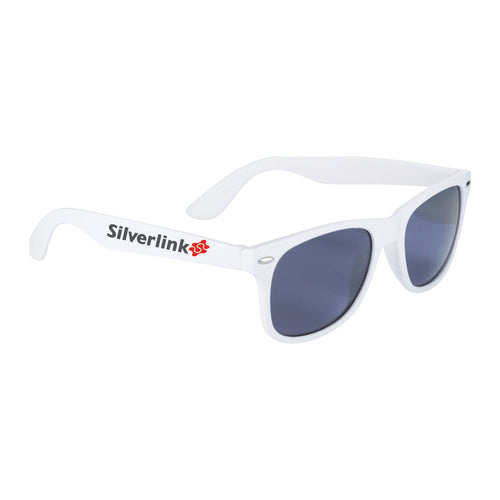 Matte Sun Ray Sunglasses White Multi Color