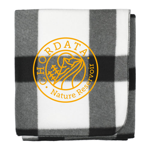Buffalo Plaid Fleece Blanket White Multi Color