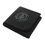 100% Recycled PET Fleece Blanket Blankets PCNA Black Multi Color