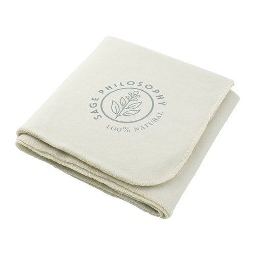 100% Recycled PET Fleece Blanket Blankets PCNA Khaki Multi Color