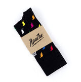 Cotton Crew Socks Custom Middle Wrap Multi Color 