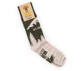 Wool Crew Socks Custom Top Wrap