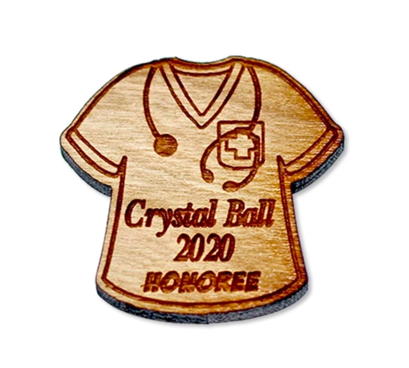 Custom Made In USA Engraved Wood Pins Custom Pins WizardPins