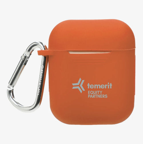 Silicone Case for Airpods Orange Single Color