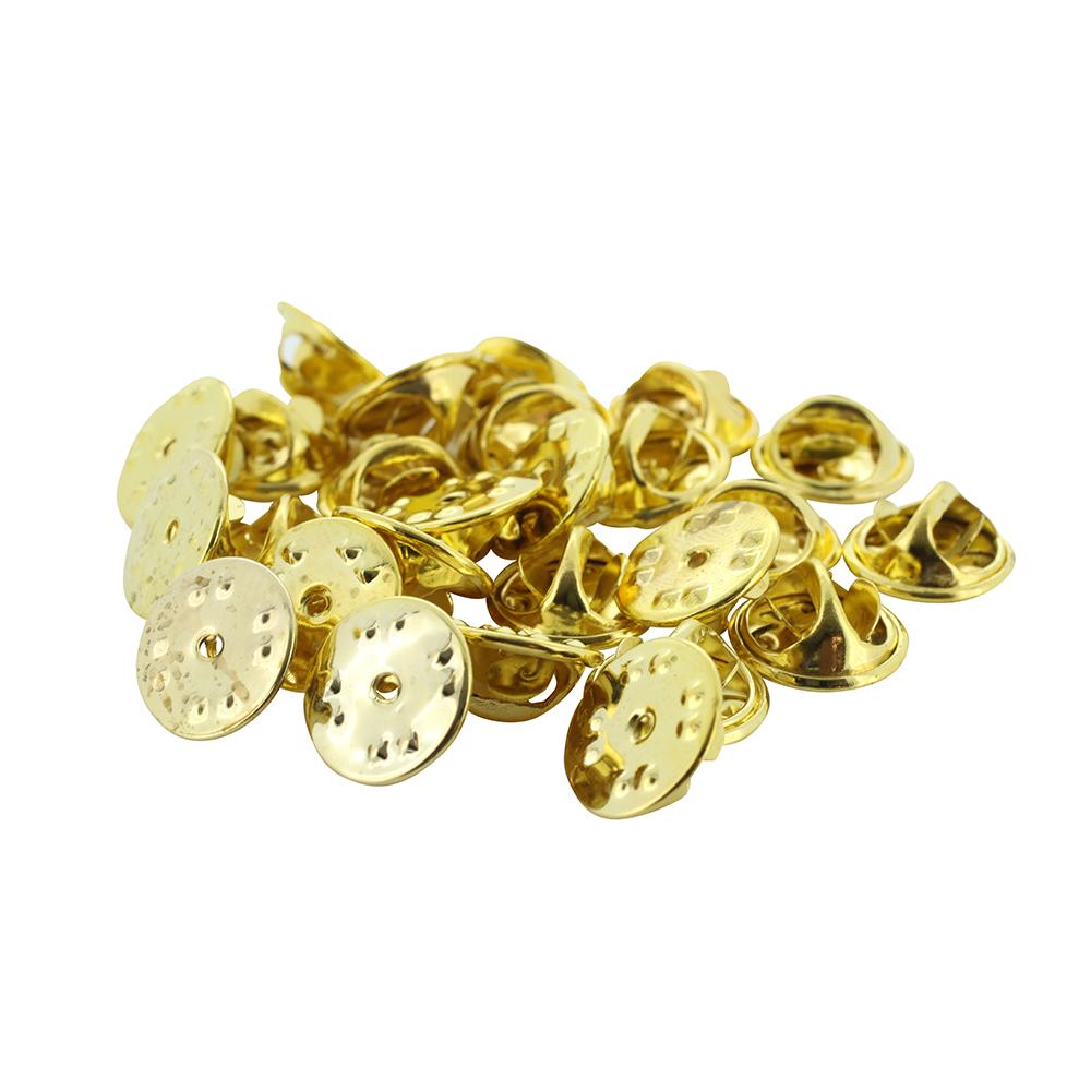 Assorted Pin Backer Clutches Pin Backs WizardPins 10 Gold Butterfly Clutches 