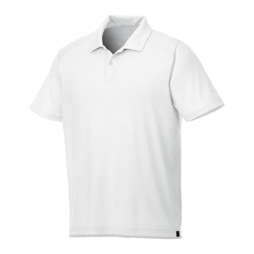 M-AMOS Eco SS Polo Polos PCNA White Embroidered S-XL