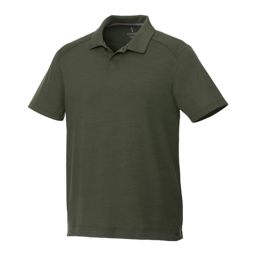 M-AMOS Eco SS Polo Polos PCNA Loden Embroidered S-XL