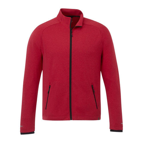 Men's ASGARD Eco Knit Jacket Sweatshirts PCNA Team Red Heather Embroidered S-XL
