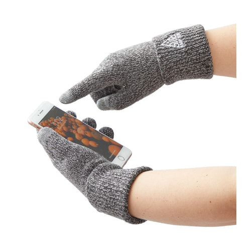 Unisex REDCLIFF Roots73 Knit Texting Gloves Gloves PCNA Charcoal Embroidery