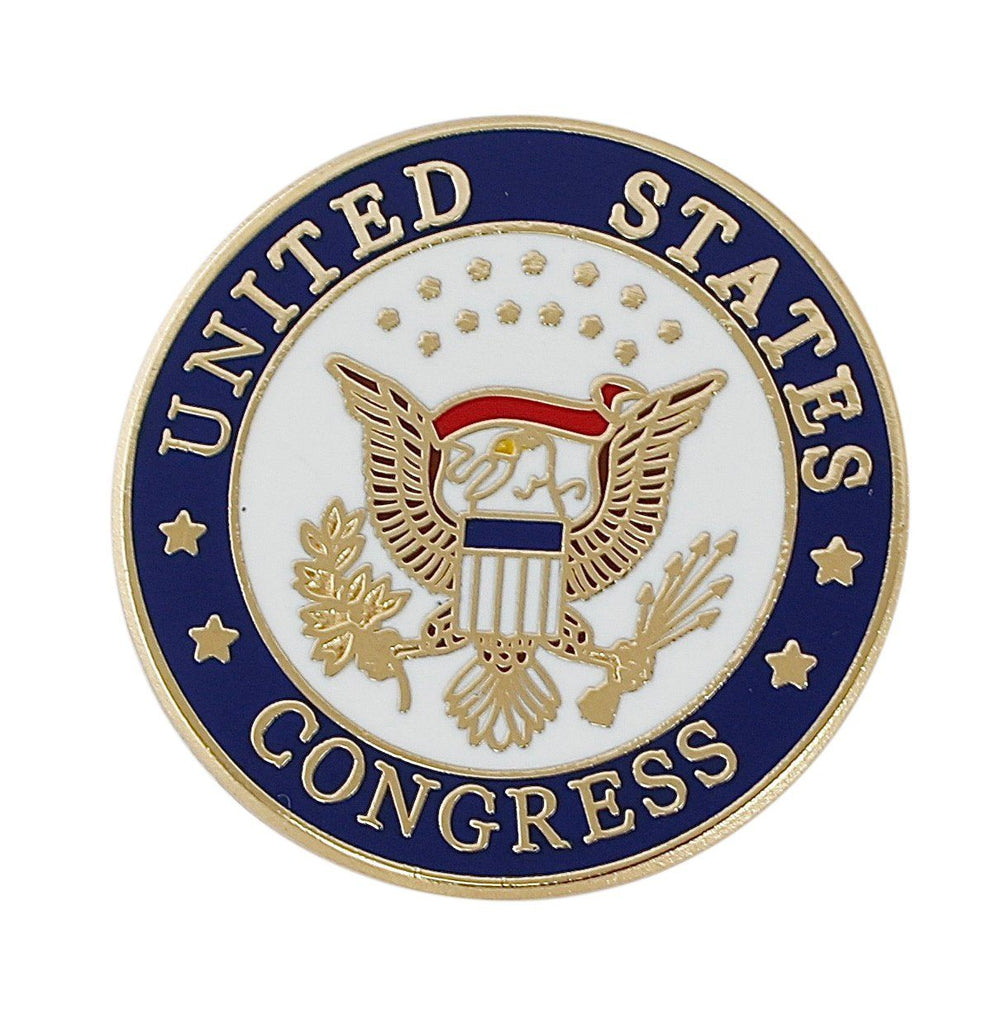 Official United States Congress Seal Lapel Pin