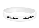 Custom Printed Wristband White 0.75 