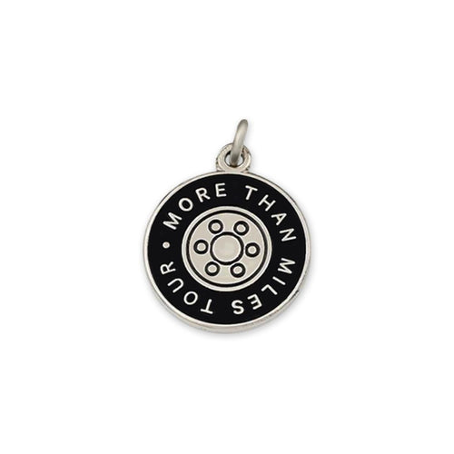 Custom Hard Enamel Charm Silver 0.75 Inches Jumpring