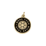 Custom Hard Enamel Charm Gold 0.75 Inches Jumpring
