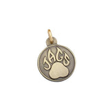 Custom Die Struck Charms Gold 0.75 Inches Jumpring
