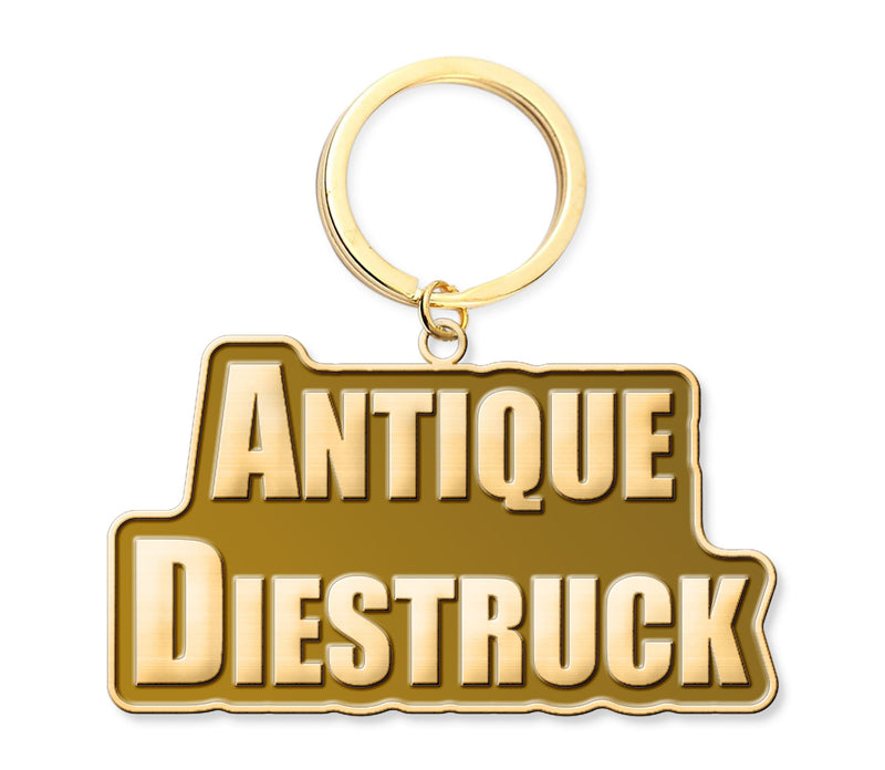 Custom Die Struck Antique Keychains Custom Keychains WizardPins