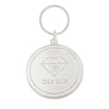 Custom Die Struck Sandblast Polish Keychains Custom Keychains WizardPins