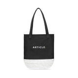 Hudson Cotton Tote Black Single Color