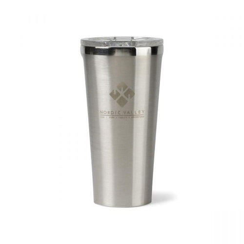 Corkcicle Tumbler 16 Oz. Brushed Steel Laser Engrave 