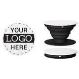 Custom PopGrip Popsockets PopSocket iClick Black & White Single Color