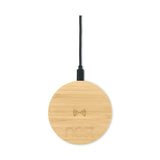 Auden Bamboo Wireless Charger Tech Accessories Gemline Bamboo Laser Engraved