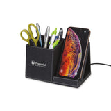Truman Wireless Charging Pencil Cup Black Heat Transfer