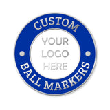 Hard Enamel Golf Ball Marker Golf Ball Markers WizardPins .75 inch