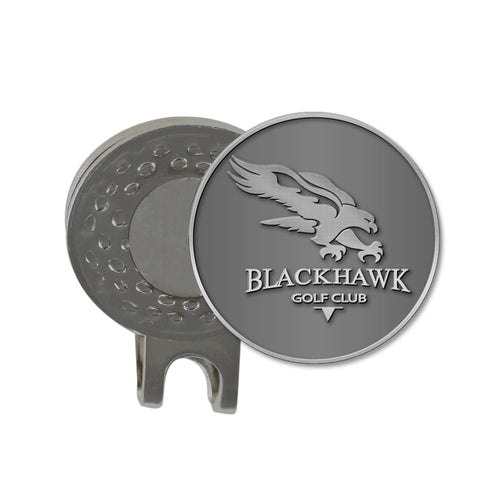 Magnetic Hat Clip Die Struck Golf Ball Marker Golf Ball Markers WizardPins .75 inch