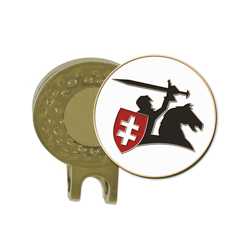 Magnetic Hat Clip Enamel Golf Ball Marker Golf Ball Markers WizardPins 1 inch