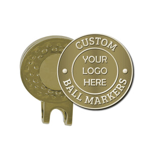 Magnetic Hat Clip Die Struck Golf Ball Marker