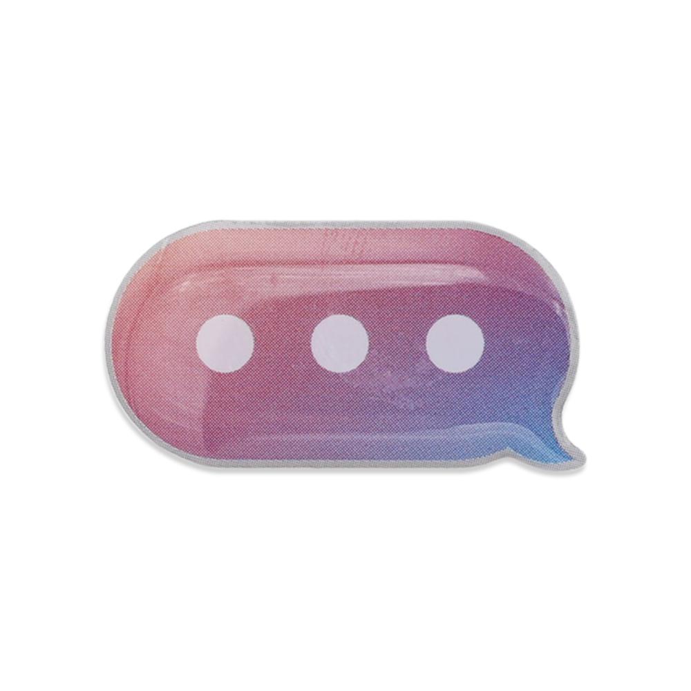 Photodome Lapel Pin Printed With Gradient Coloring