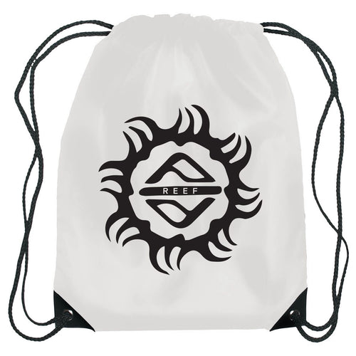 Reef Drawstring Bag White Option 2 Single Color 