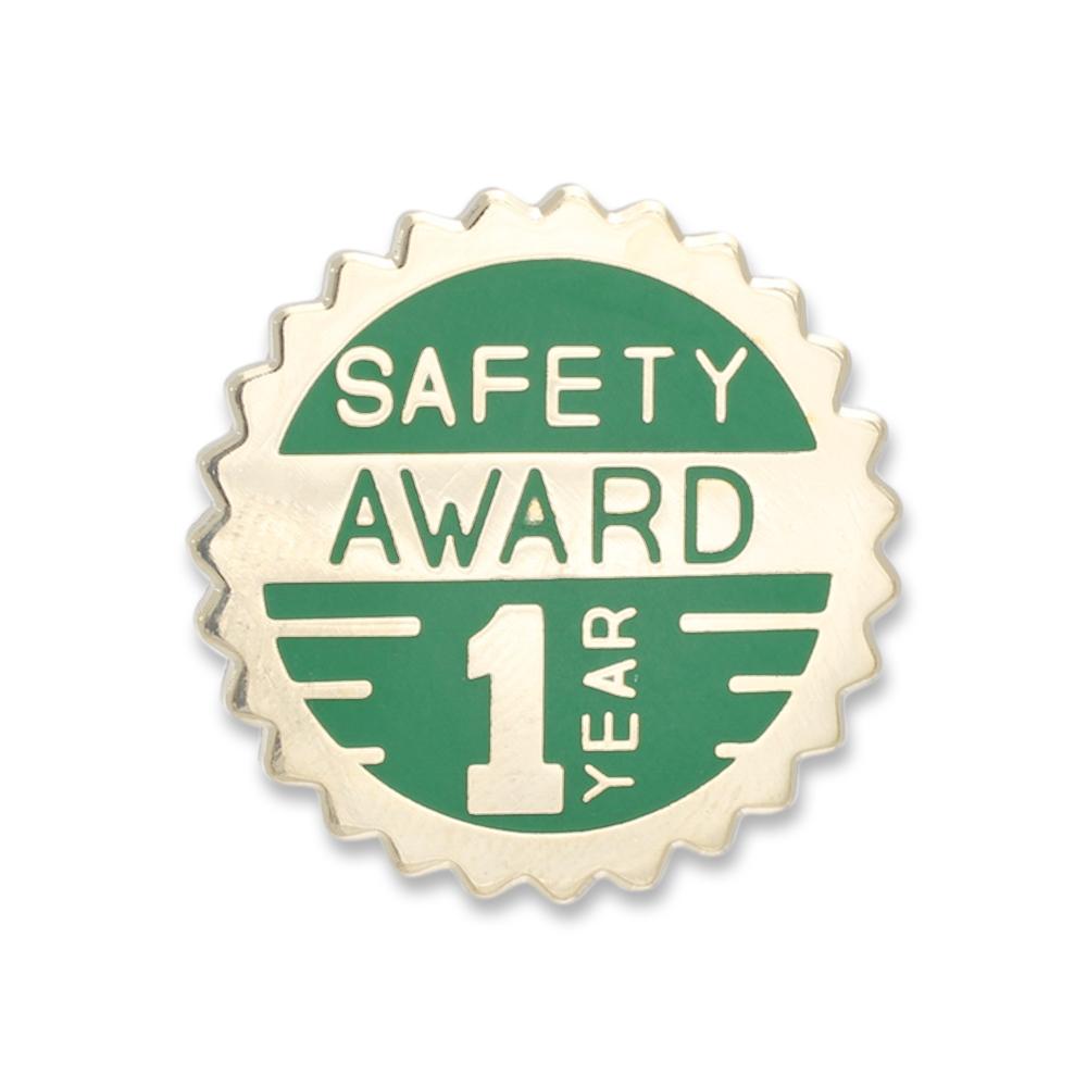 Safety Award Lapel Pin Year of Service Enamel Pin Made in USA
