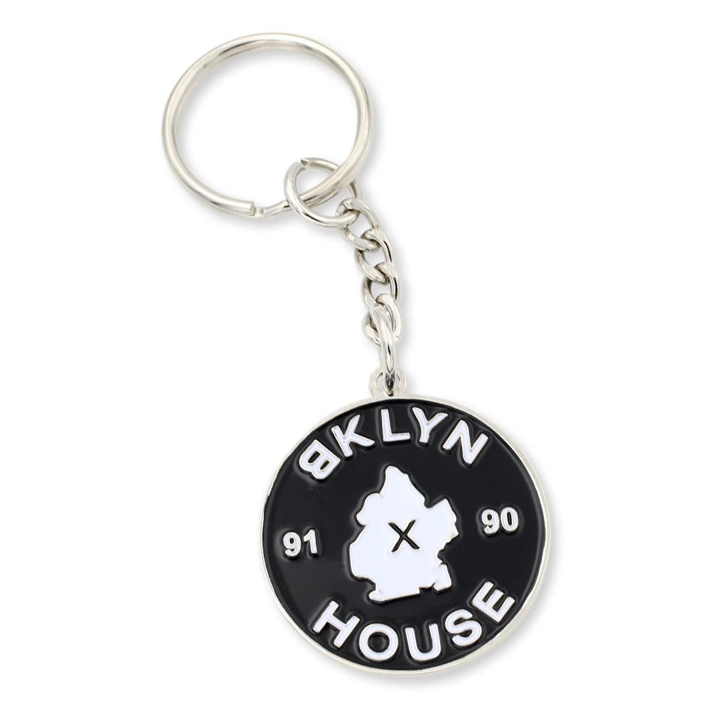 New York City Keychain Custom Enamel Coloring and Silver Plating