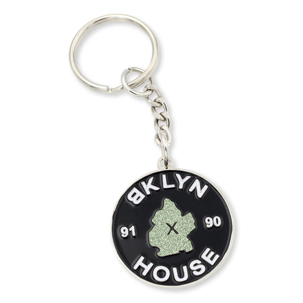 New York City Keychain Custom Enamel Coloring and Silver Plating